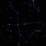 Constellation of Cygnus - the swan