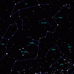 Constellation of Hydra - the water snake