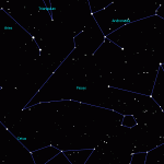 Constellation of Pisces - the fishes