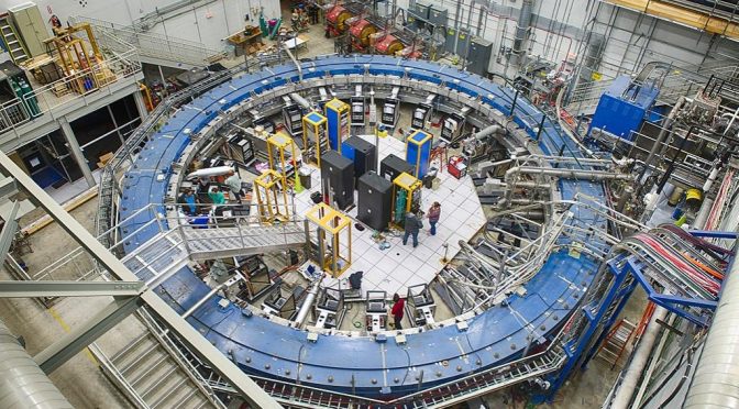 Magnetic storage ring at Fermilab