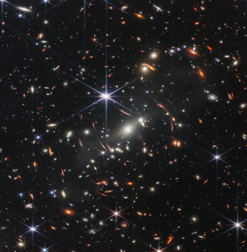 JWST First Image of galaxy cluster SMACS 0723